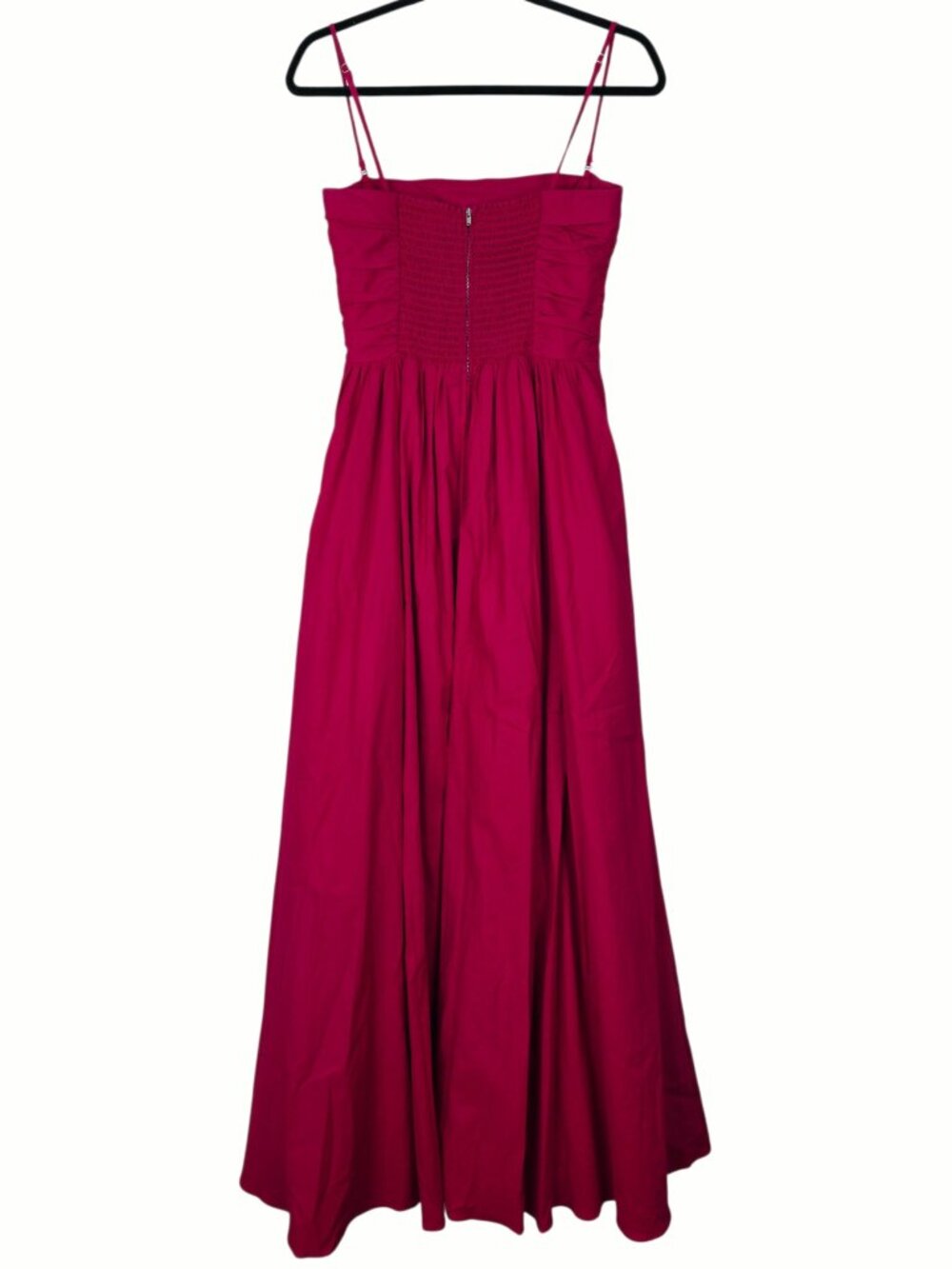Reformation Kastoria Dress Rhubarb Pink Maxi Gown Size 6 - Picture 7 of 10